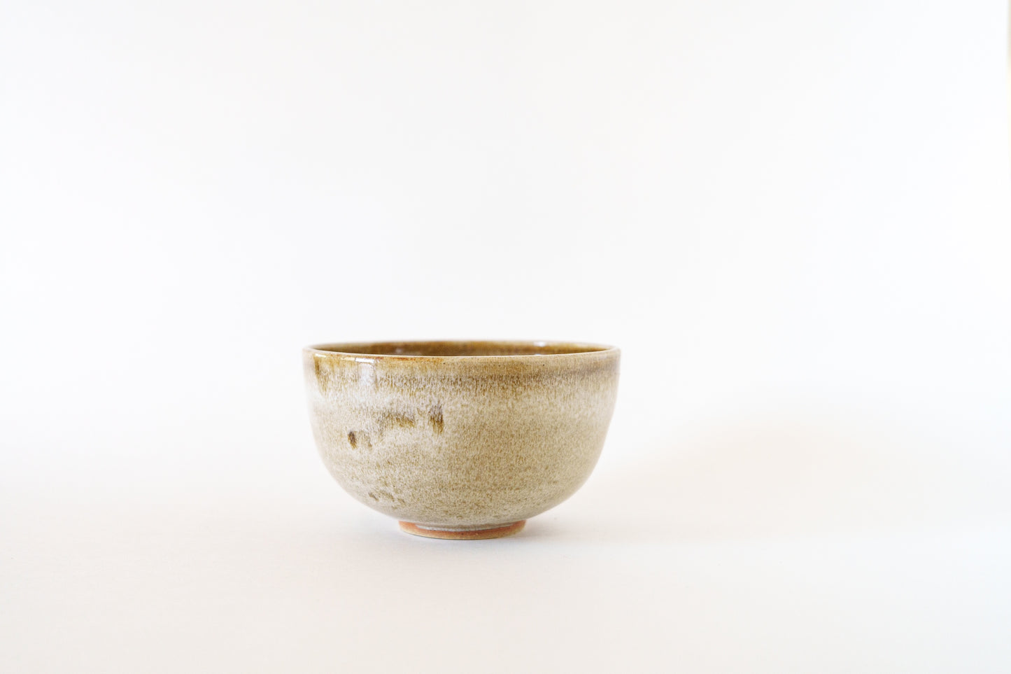 small bowl - tenmoku + white