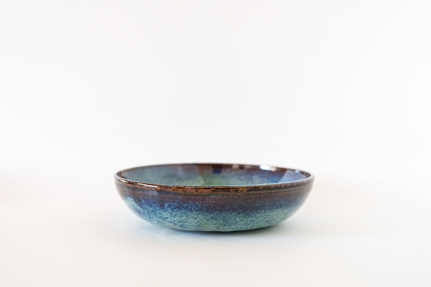 flat bowl - light blue