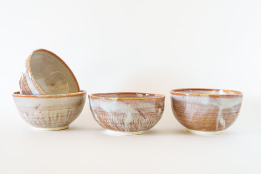 bowl set - eggshell + oatmeal