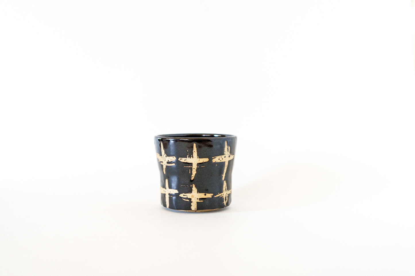 mugs - licorice wax resist