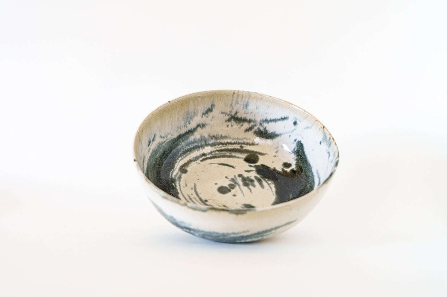 large bowls - licorice swirl