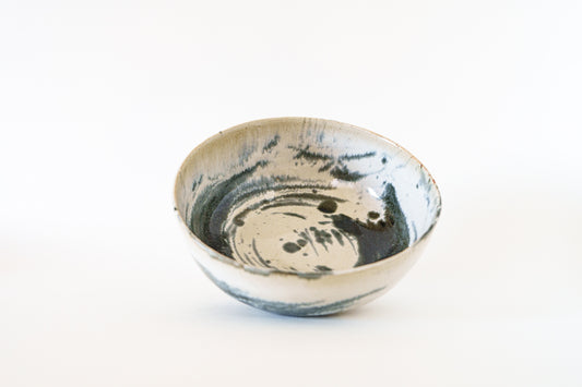 large bowls - licorice swirl