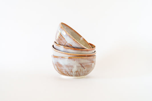 bowl set - eggshell + oatmeal