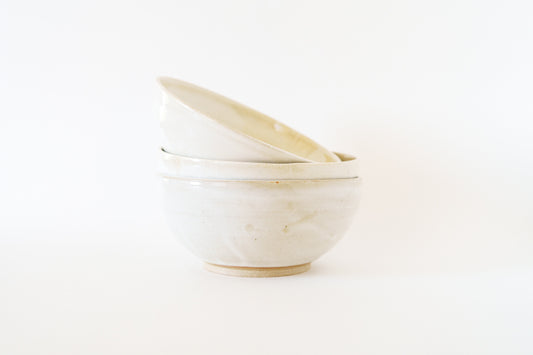 bowl set - soft white